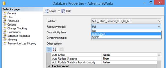 配置SQL Server数据库恢复模式的两种方法