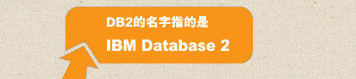 DB2的名字指的是IBM Database 2